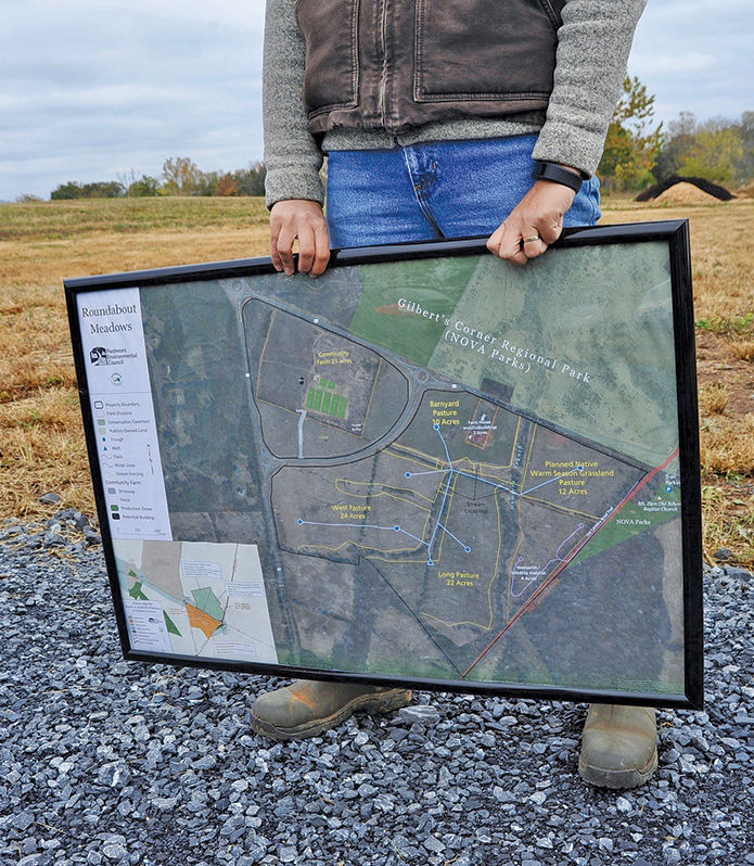 Roundabout Meadows farm map